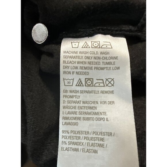 Susan Graver Black Velour Button-Up Tunic Size 2X Holidays Flows Drapes Soft - Picture 5 of 6